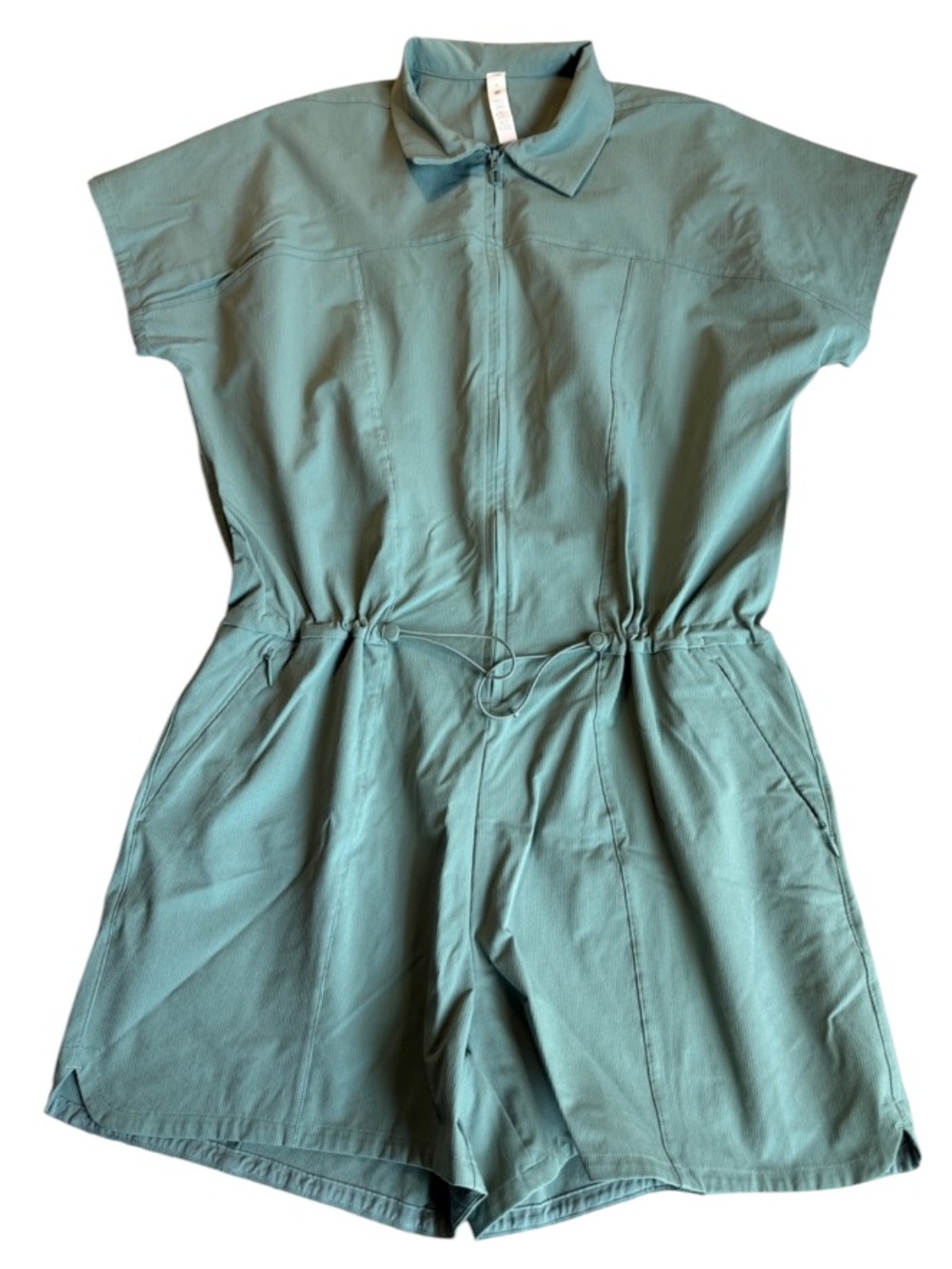 NWOT Lululemon Stretch Rib Pocketed Romper Green Size 6